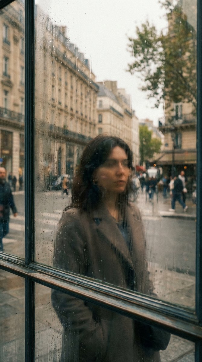 Preview image for Layered Reflection in Glass Window prompt