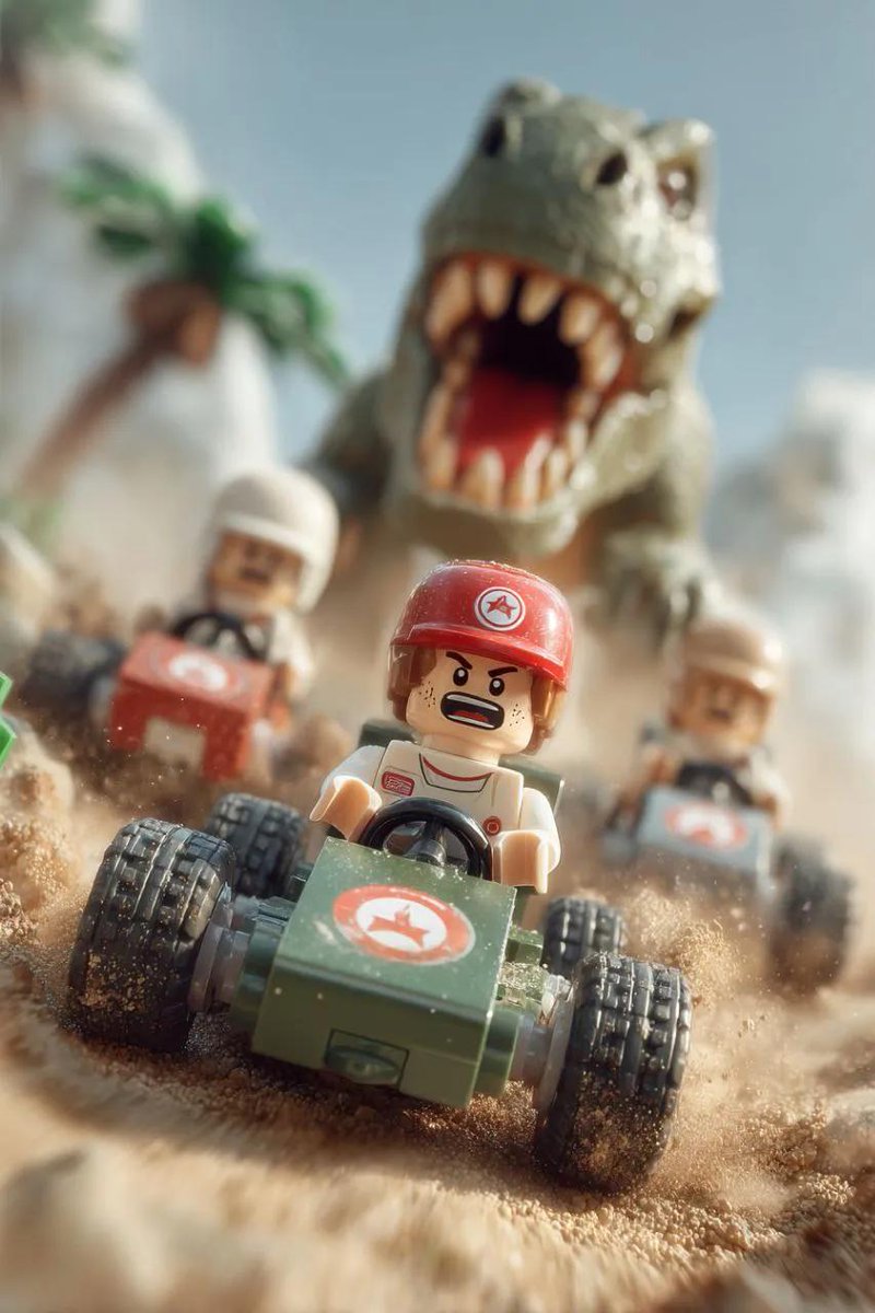 Preview image for Lego Explorer Chased by Polar Bear (Video Prompt) prompt