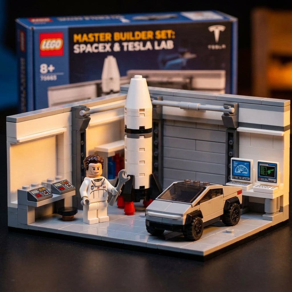 LEGO History Retelling Template - AI Generated Realistic Style Image Example