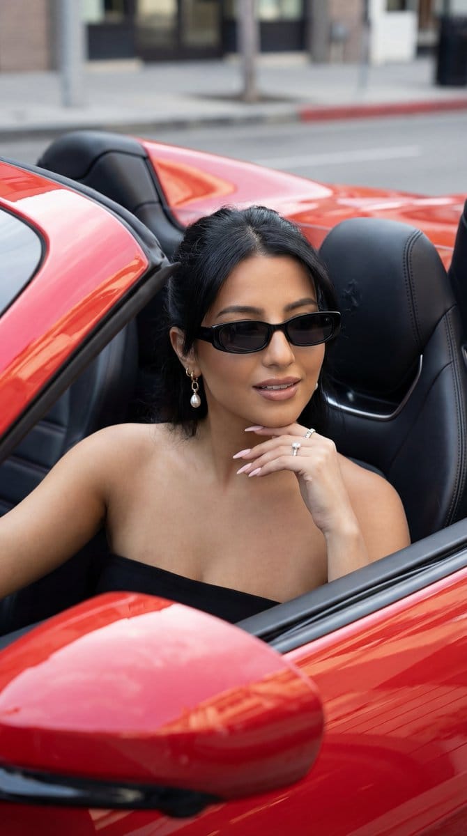 Luxury Car Editorial Portrait (Identity Lock) - AI 프롬프트