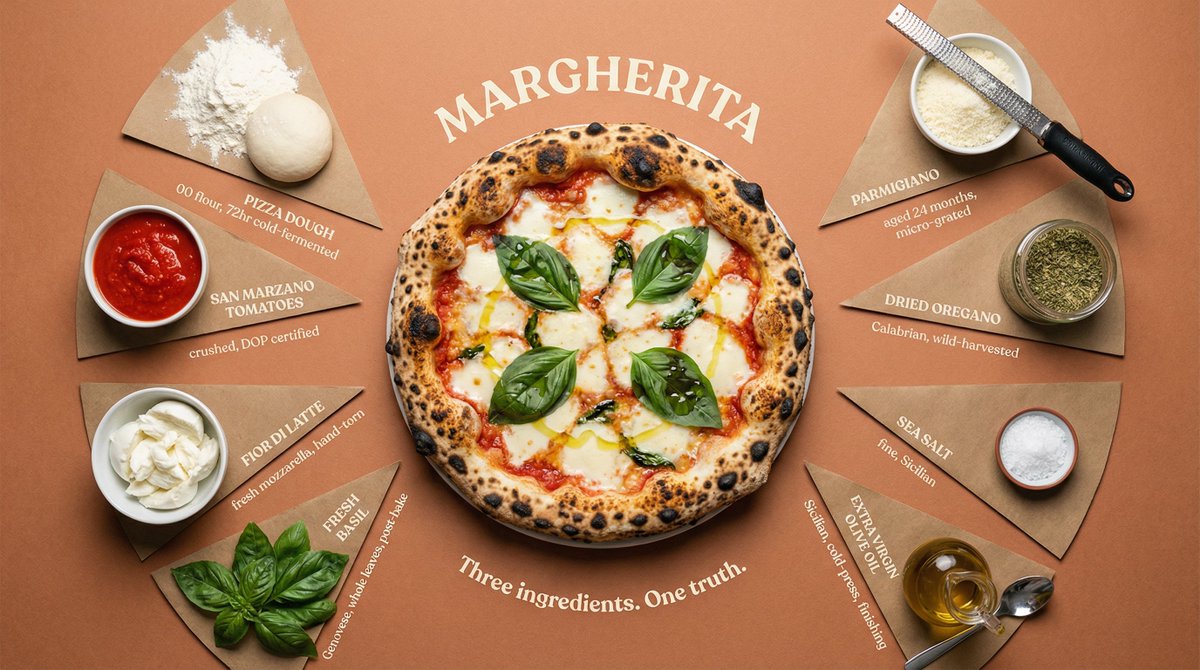 Preview image for Luxury Cookbook Ingredient Flat Lay Infographic prompt