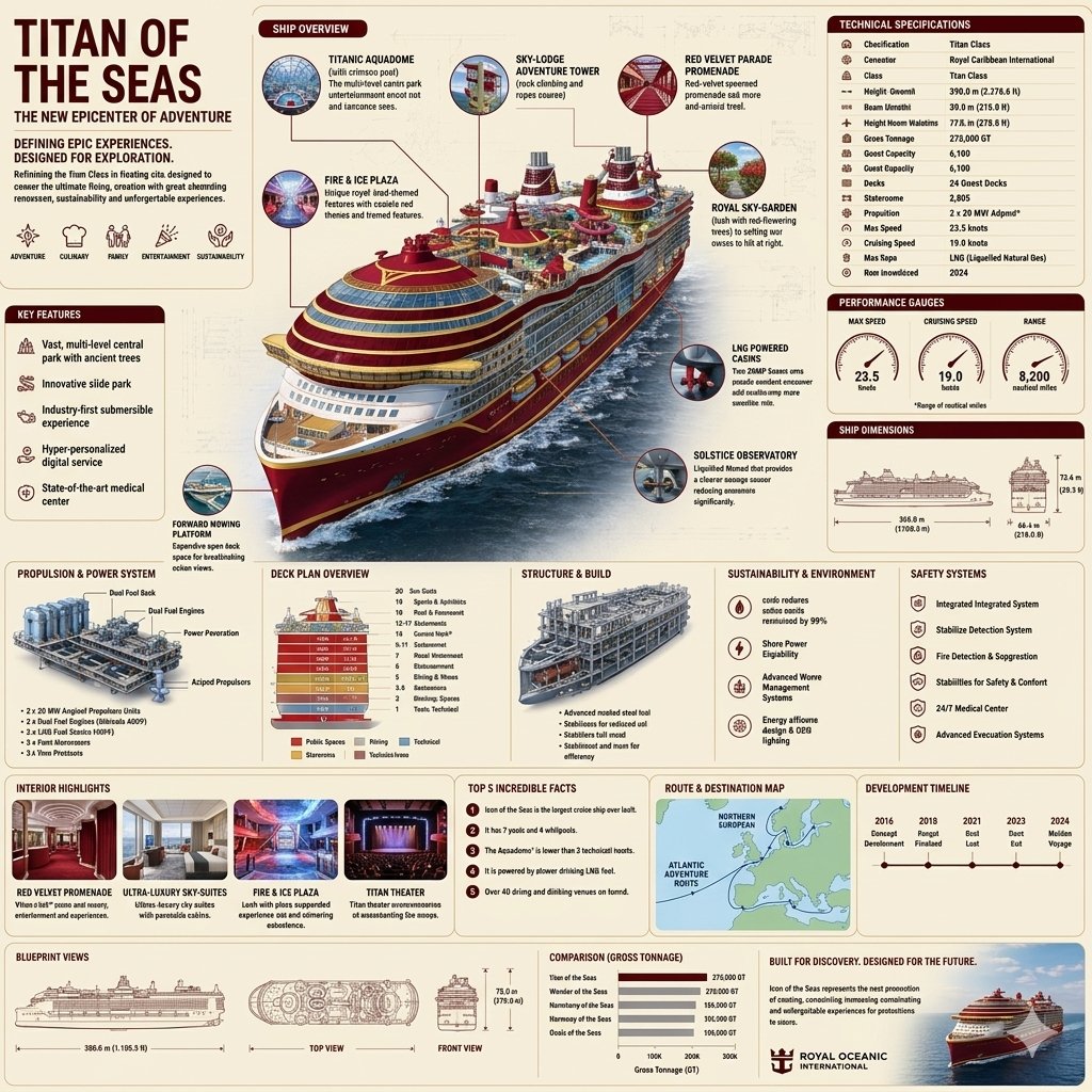 Preview image for Luxury Cruise Ship Infographic prompt