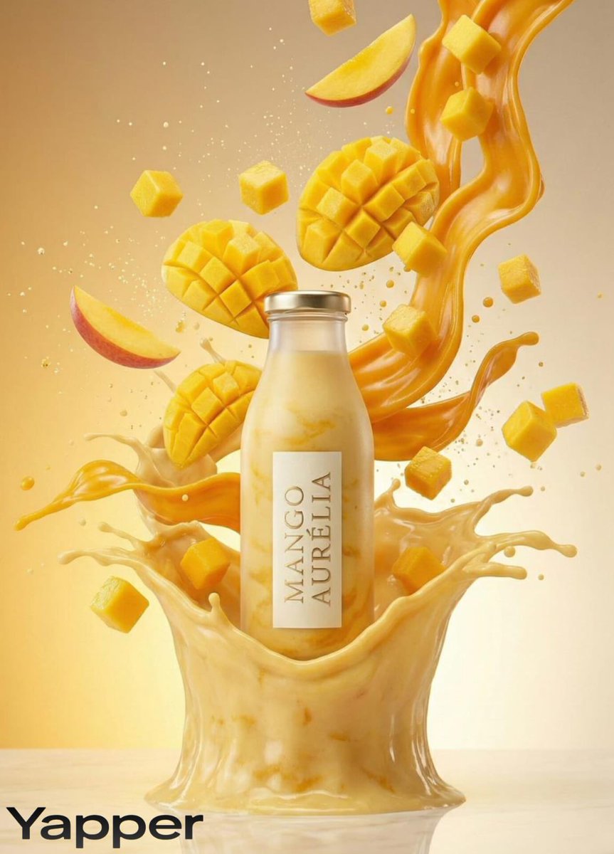 Preview image for Luxury Mango Shake Splash Photography Prompt prompt