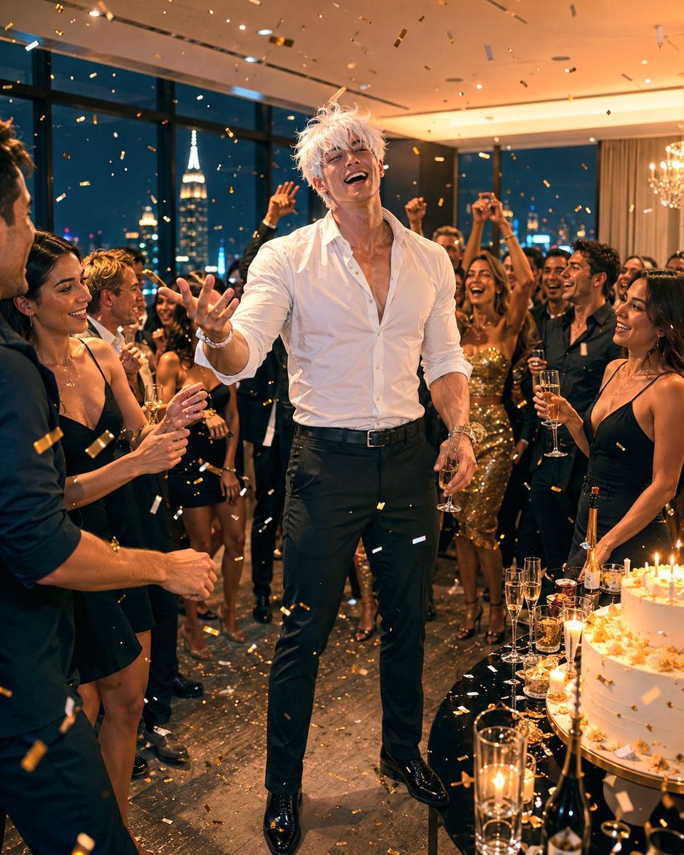 Preview image for Luxury Penthouse Party Photograph prompt