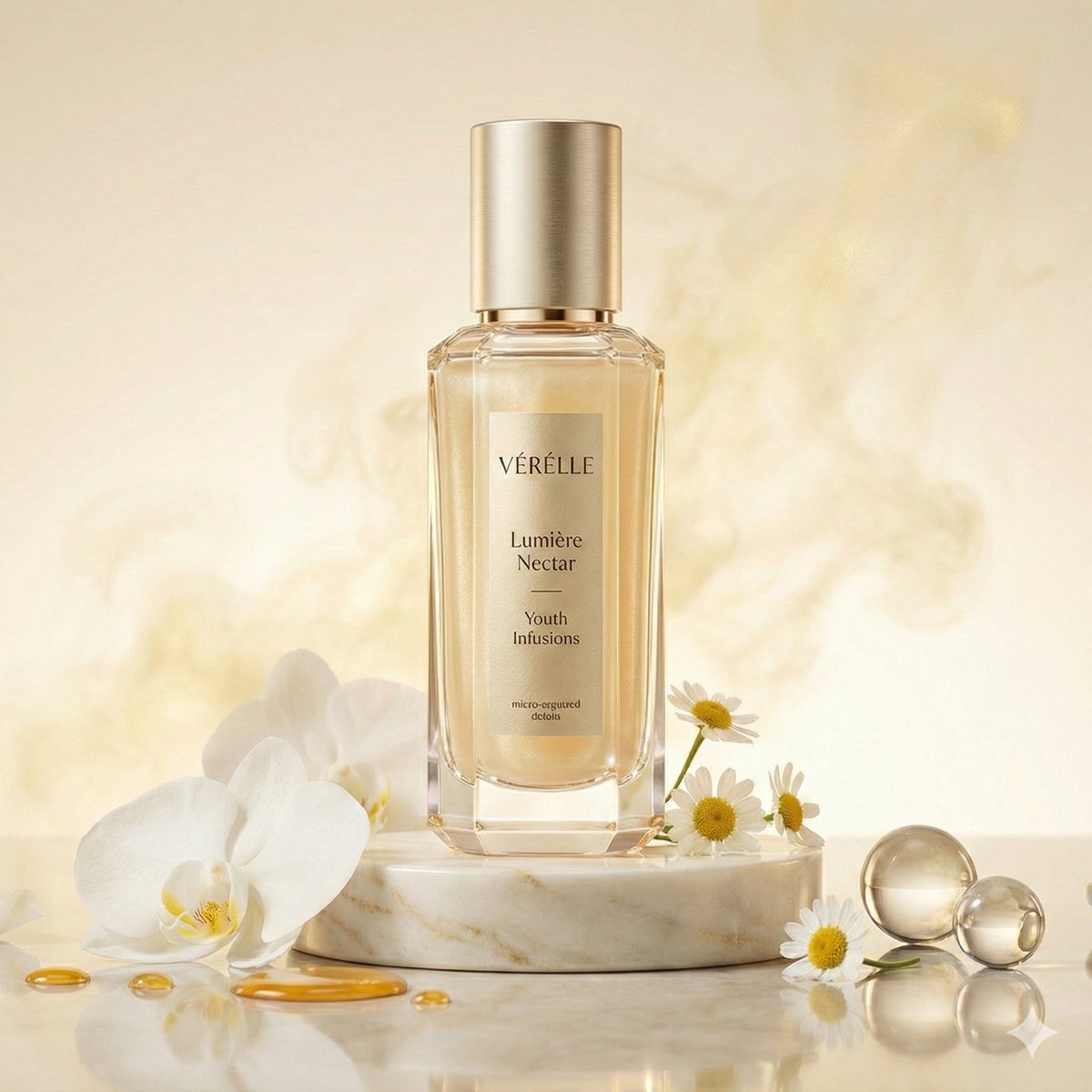 Luxury Skincare Commercial Photography: Lumière Nectar