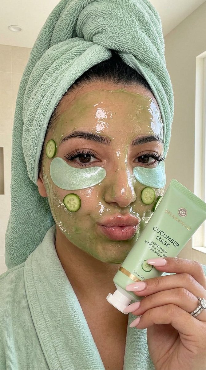 Preview image for Luxury Skincare Spa Selfie prompt