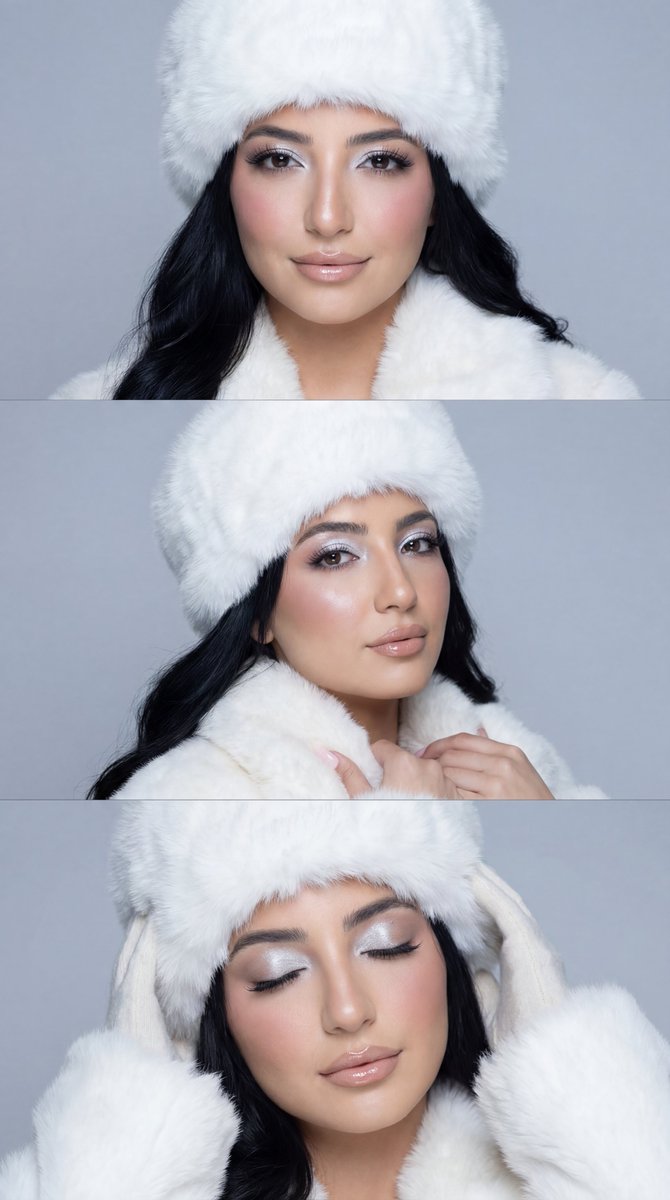 Preview image for Luxury Winter Couture Beauty Editorial prompt