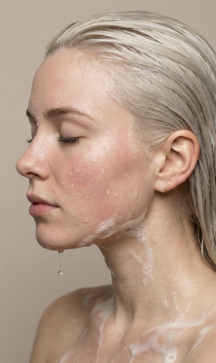 Macro Wet Skin Beauty Portrait Prompt - KI-Prompt