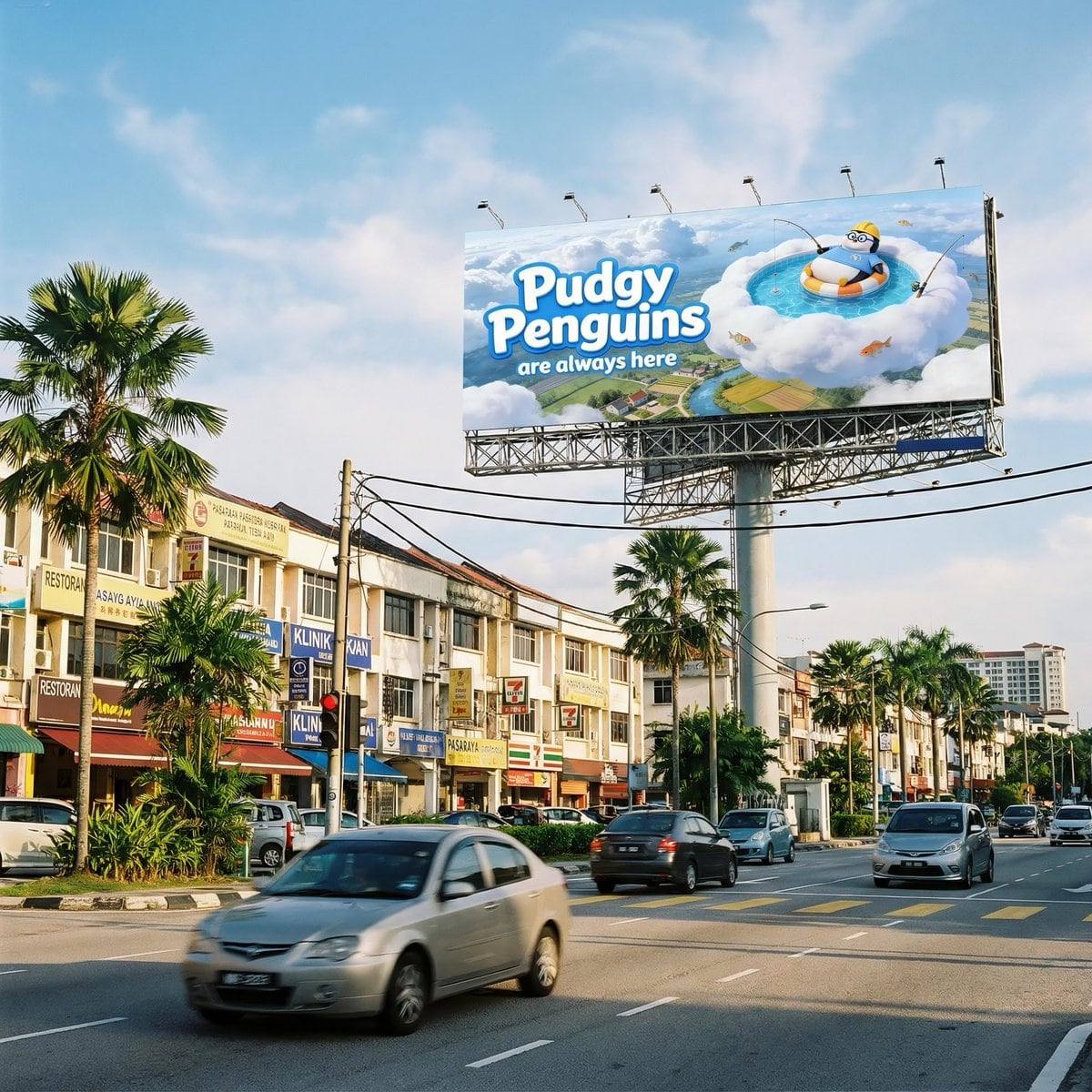 Malaysian City Billboard Commercial Photography Prompt - Prompt de IA