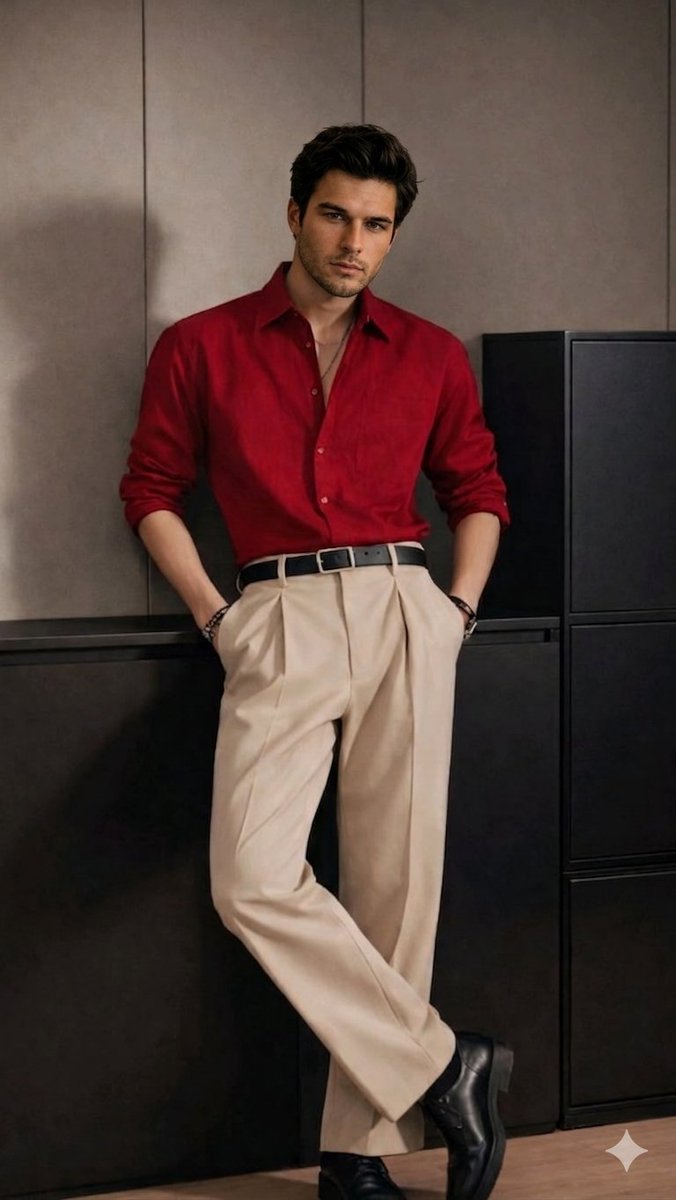Preview image for Male Fashion Editorial Portrait prompt