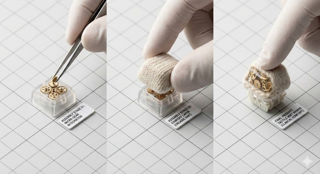 Mechanical Keyboard Keycap Product Photography Prompt - AI Generated Realistic Style Image Example