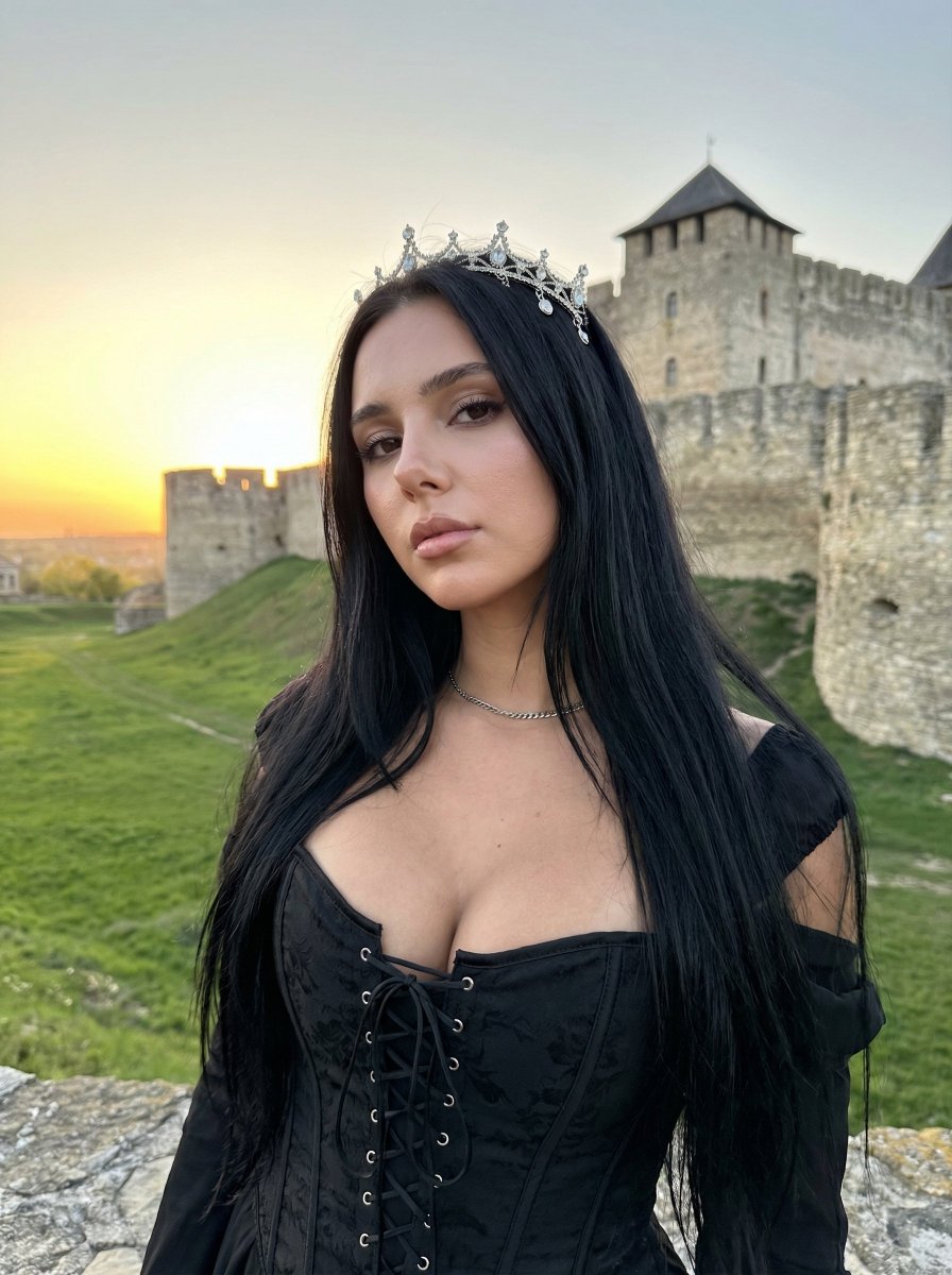 Preview image for Medieval Fantasy Editorial Portrait Prompt for Nano Banana Pro prompt