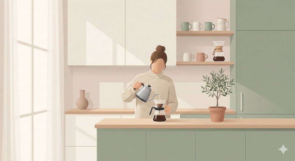 Minimalist Scandinavian Illustration Prompt