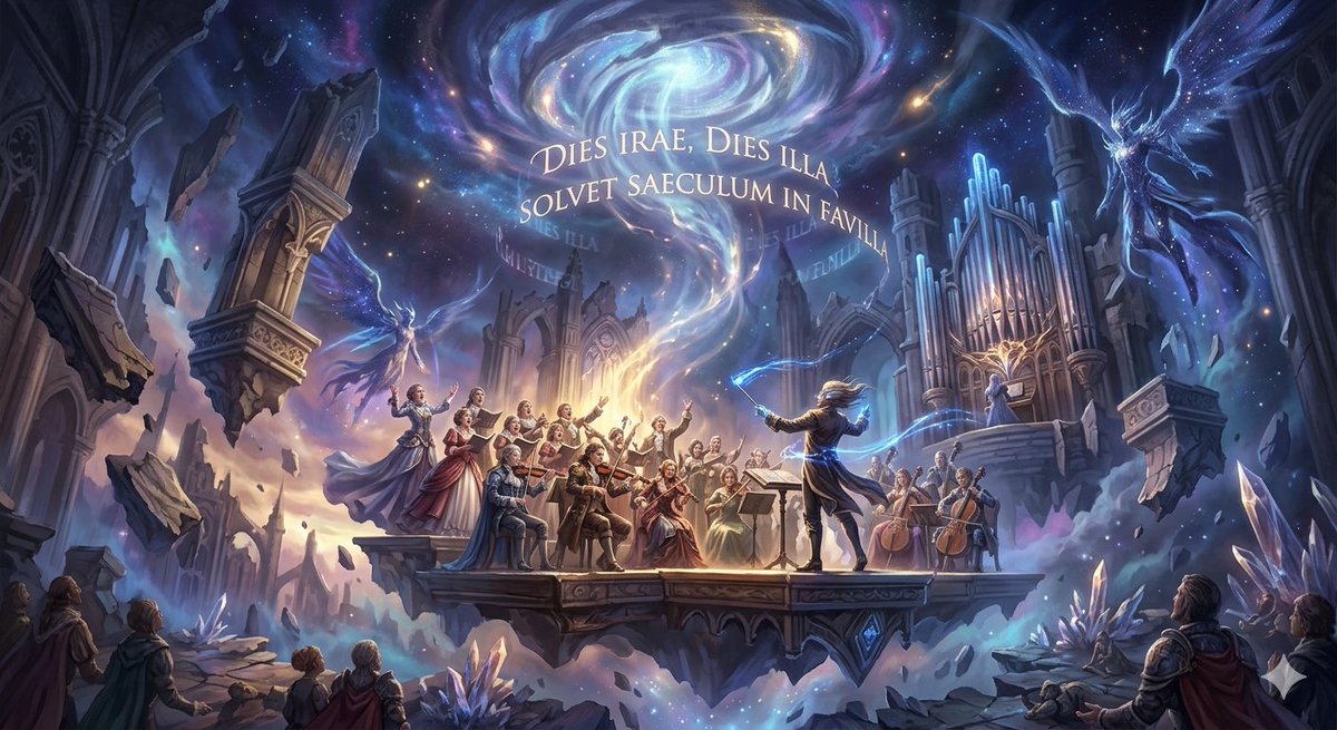 Preview image for Mozart's Dies Irae Image Generation prompt