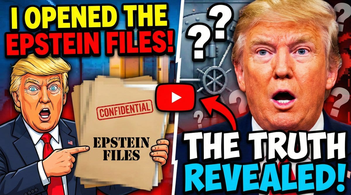 MrBeast-style thumbnail about Epstein files - AI Generated AI Art Style Image Example