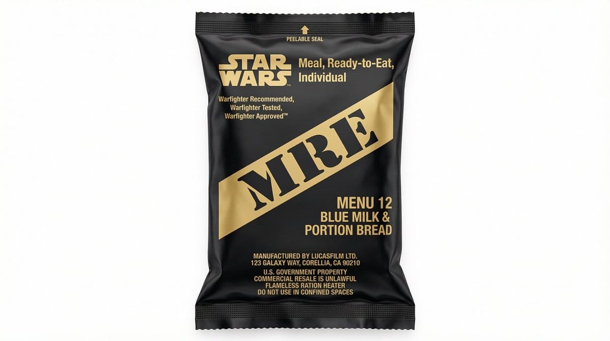 MRE Package Design Prompt (Short) - AI Generated AI Art Style Image