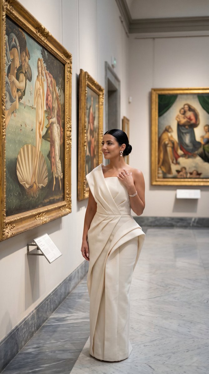 Preview image for Museum High Fashion Editorial prompt