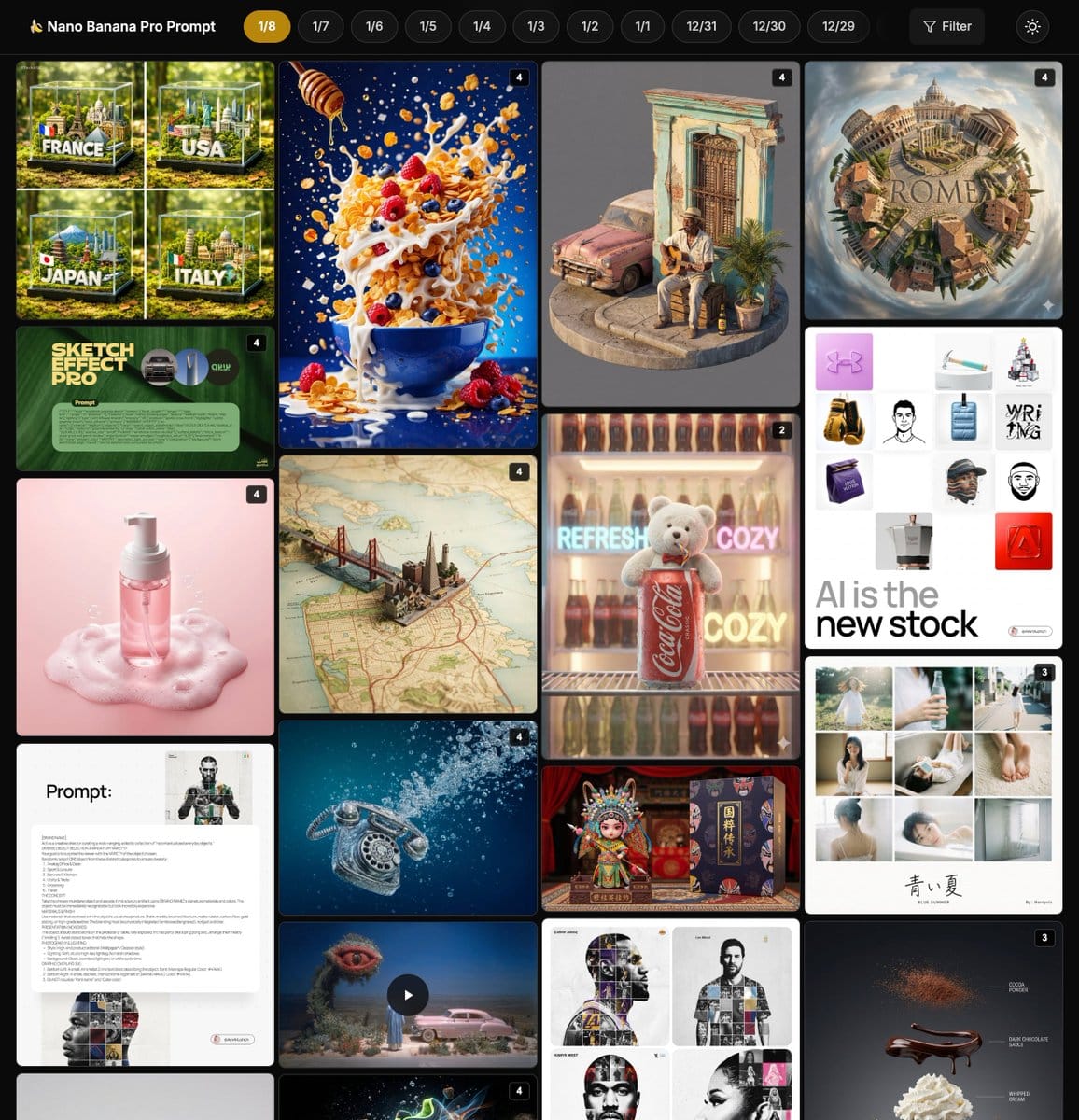 Nano Banana Pro Hot Post Summary Prompts - AI Generated Realistic Style Image Example
