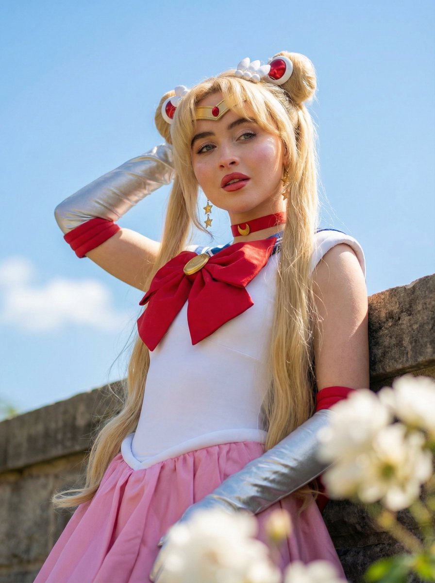 Preview image for Nano Banana Pro Prompt for Sabrina Carpenter Magical Girl Cosplay prompt