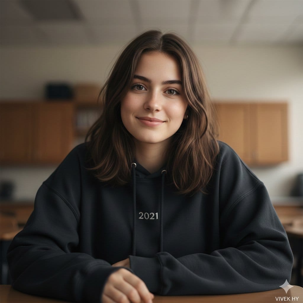 Natural Candid Classroom Portrait with Identity Lock - AI 프롬프트