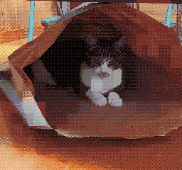 NES BG Dot Art Conversion Prompt - AI Generated AI Art Style Image Example