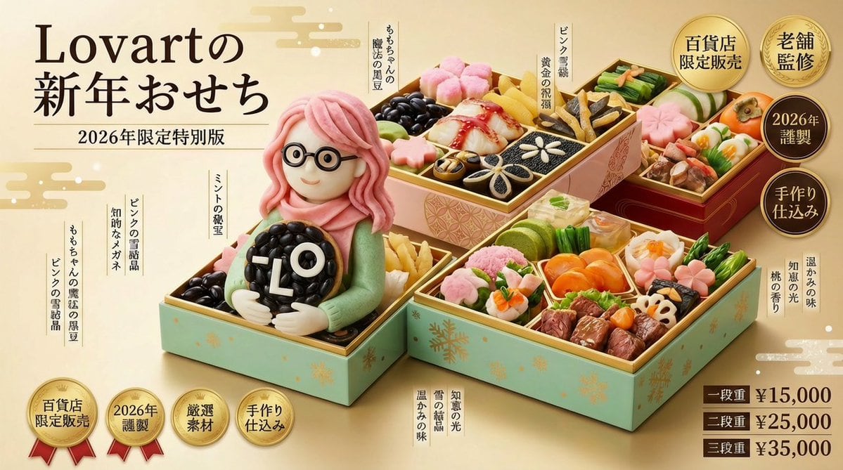 New Year's Osechi Dish Advertisement Key Visual Generation Prompt - KI-Prompt