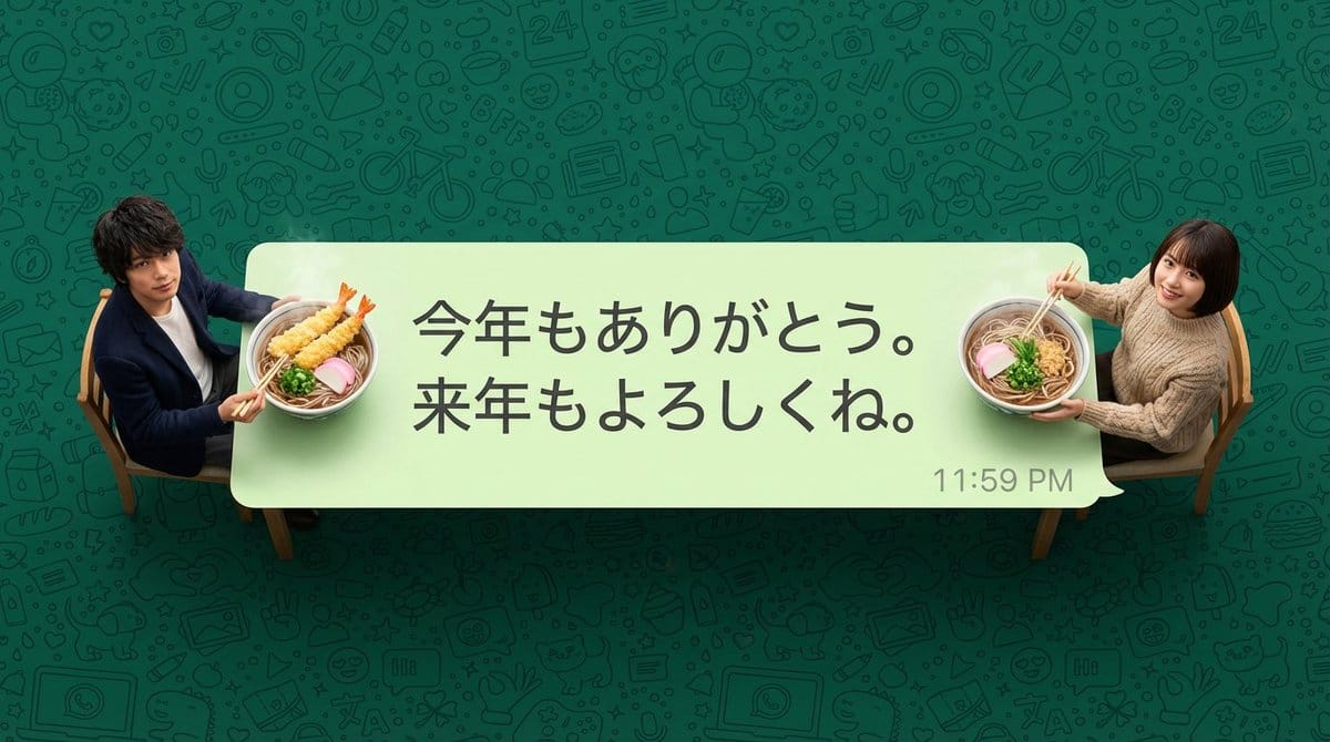 New Year's Soba Message Card Prompt - Prompt IA