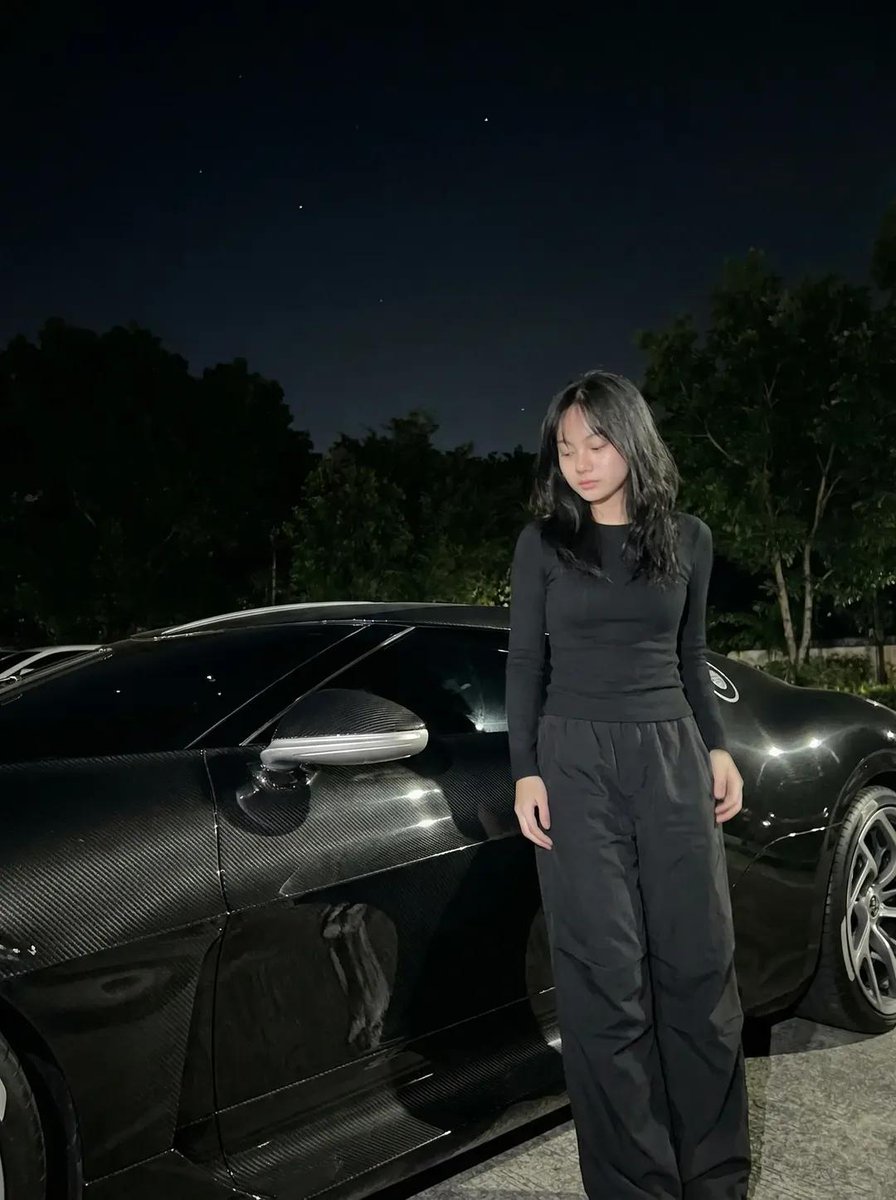 Preview image for Nighttime Portrait with Luxury Car prompt