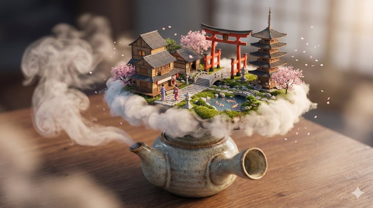 Object-Based Miniature City Diorama Prompt - AI Generated Realistic Style Image Example