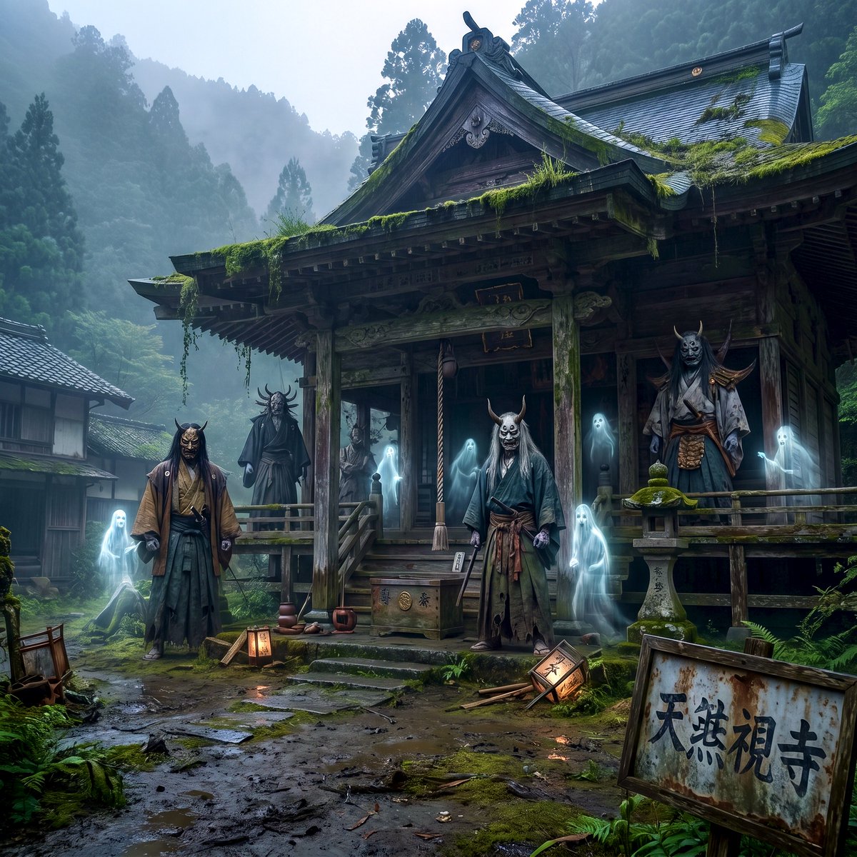 Preview image for Old Japanese Haunted House prompt