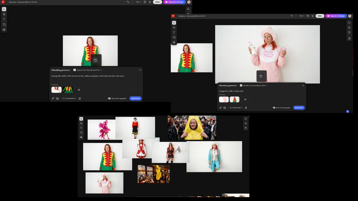 Preview image for Outfit Swapping Workflow with Reference Images prompt