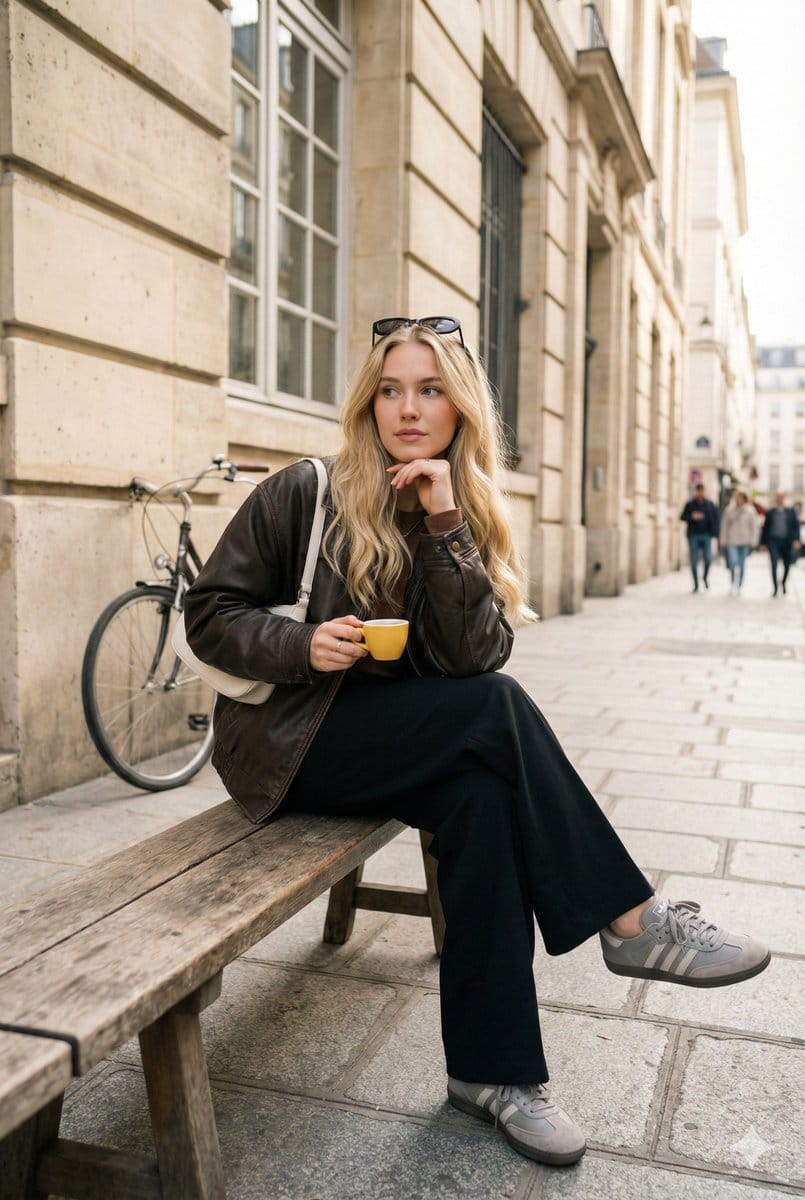 Parisian Street Style Fashion Editorial - Prompt IA