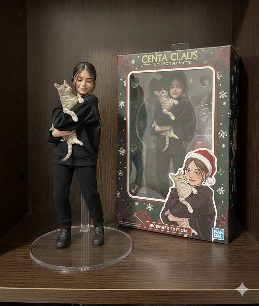 Photo to Collectible Action Figure Transformation - AI Generated Realistic Style Image Example