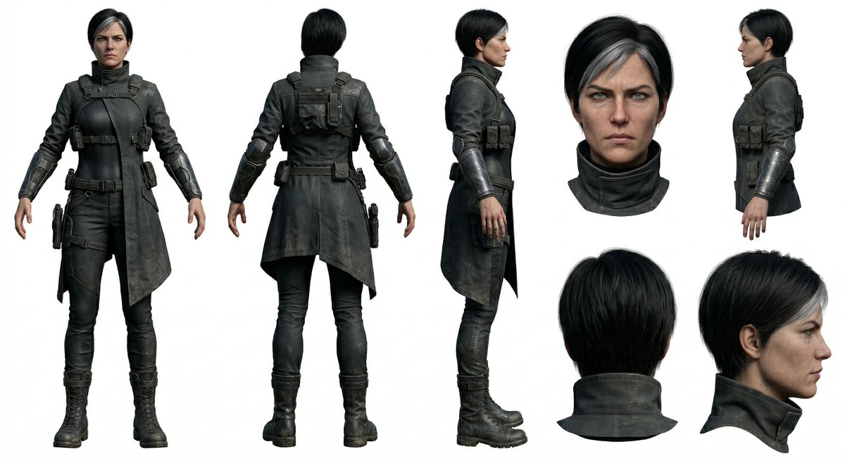 Preview image for Photoreal Character Reference Sheet Prompt for Nano Banana Pro prompt