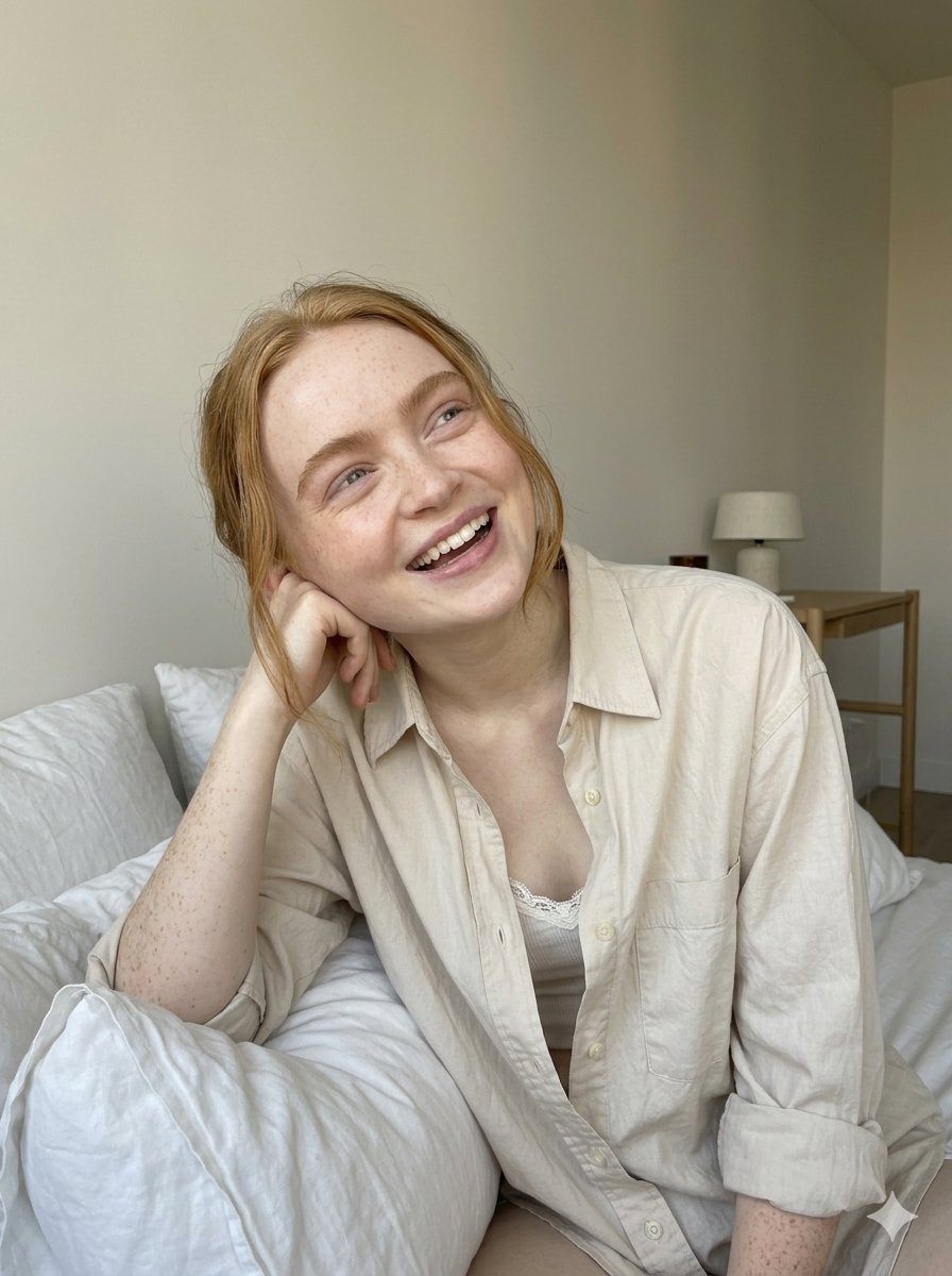 Preview image for Photorealistic Candid Selfie with Playful Expression prompt