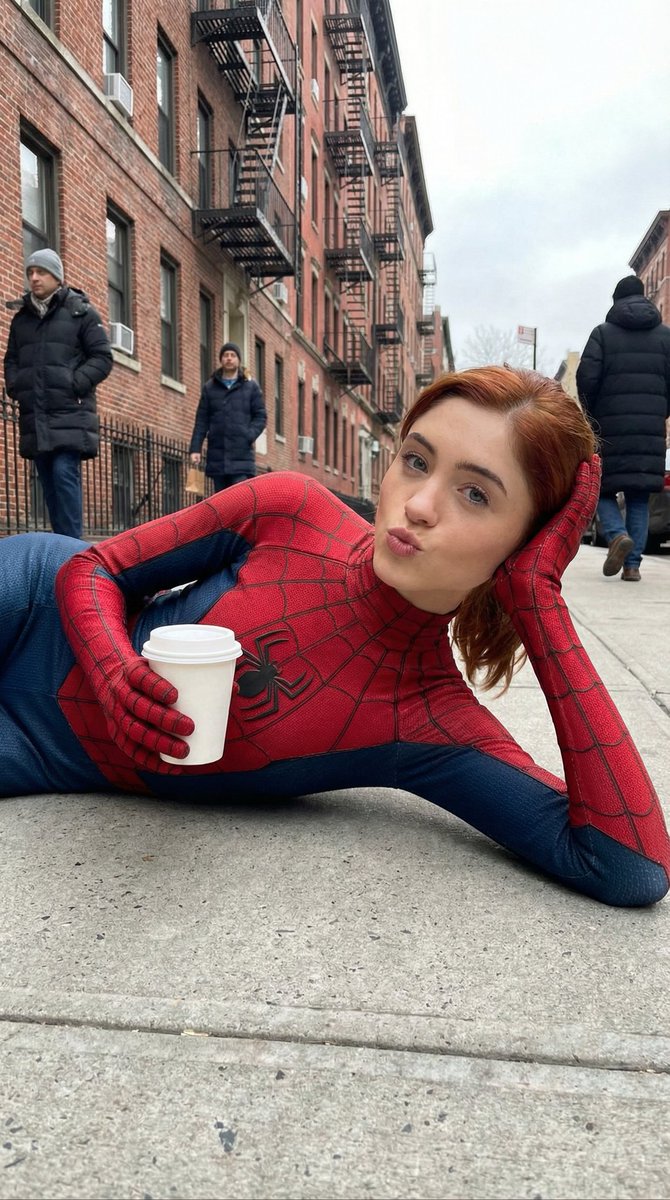 Preview image for Photorealistic Candid Spider-Girl Portrait prompt