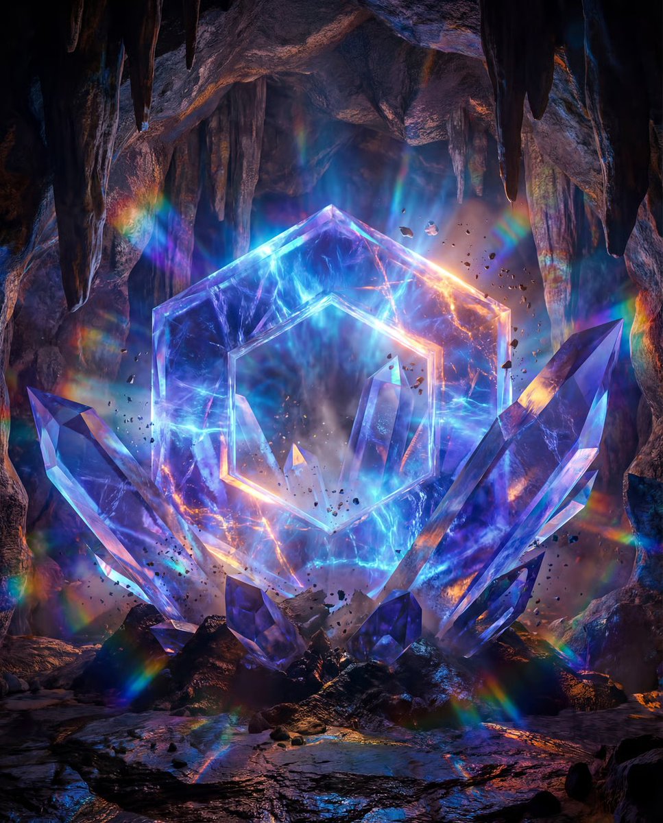 Photorealistic Crystal Logo Generation - AI Art AI Generated Artwork
