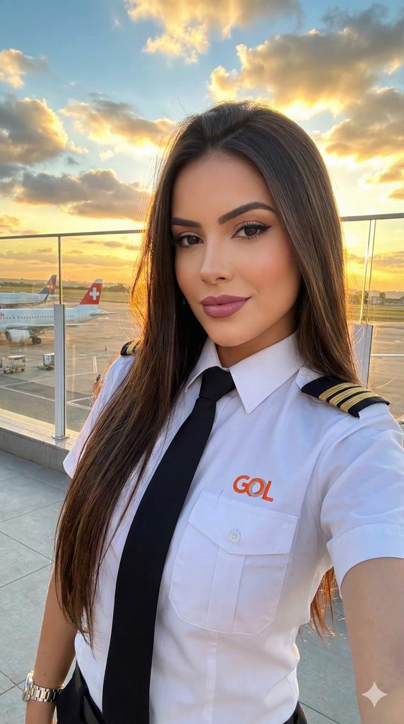 Photorealistic Female Pilot Selfie Prompt - KI-Prompt