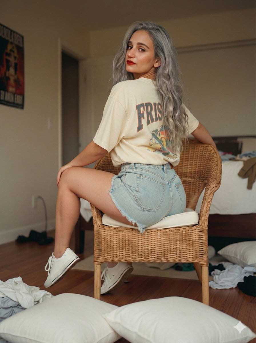 Photorealistic Frisco T-Shirt Lifestyle Portrait Prompt - AI 프롬프트