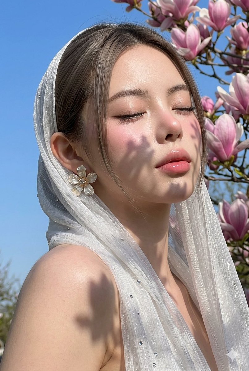 Preview image for Photorealistic Glass-Skin Portrait prompt