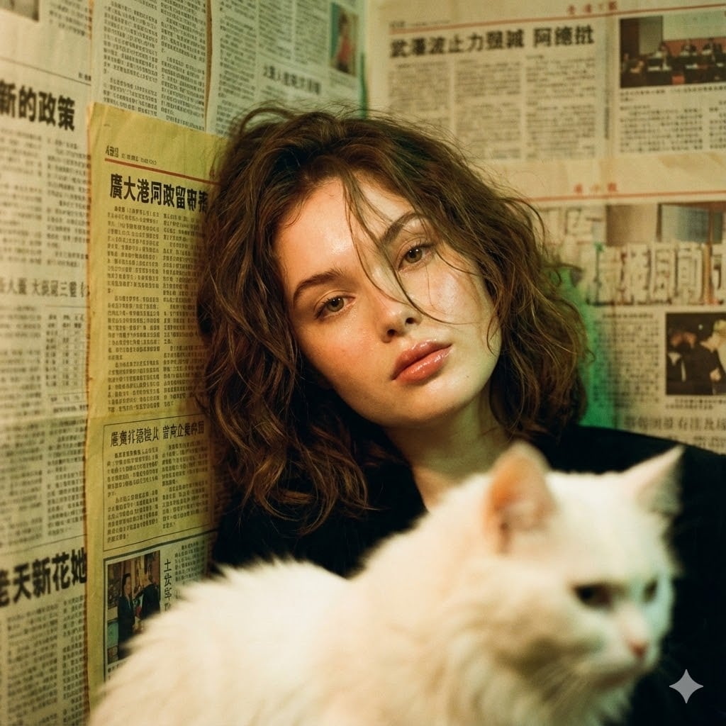 Photorealistic Hong Kong Retro Portrait Prompt - AI Prompt