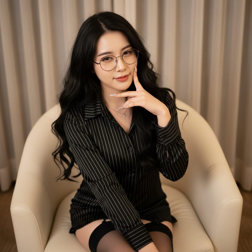 Photorealistic Portrait with Shallow Depth of Field - AI 프롬프트