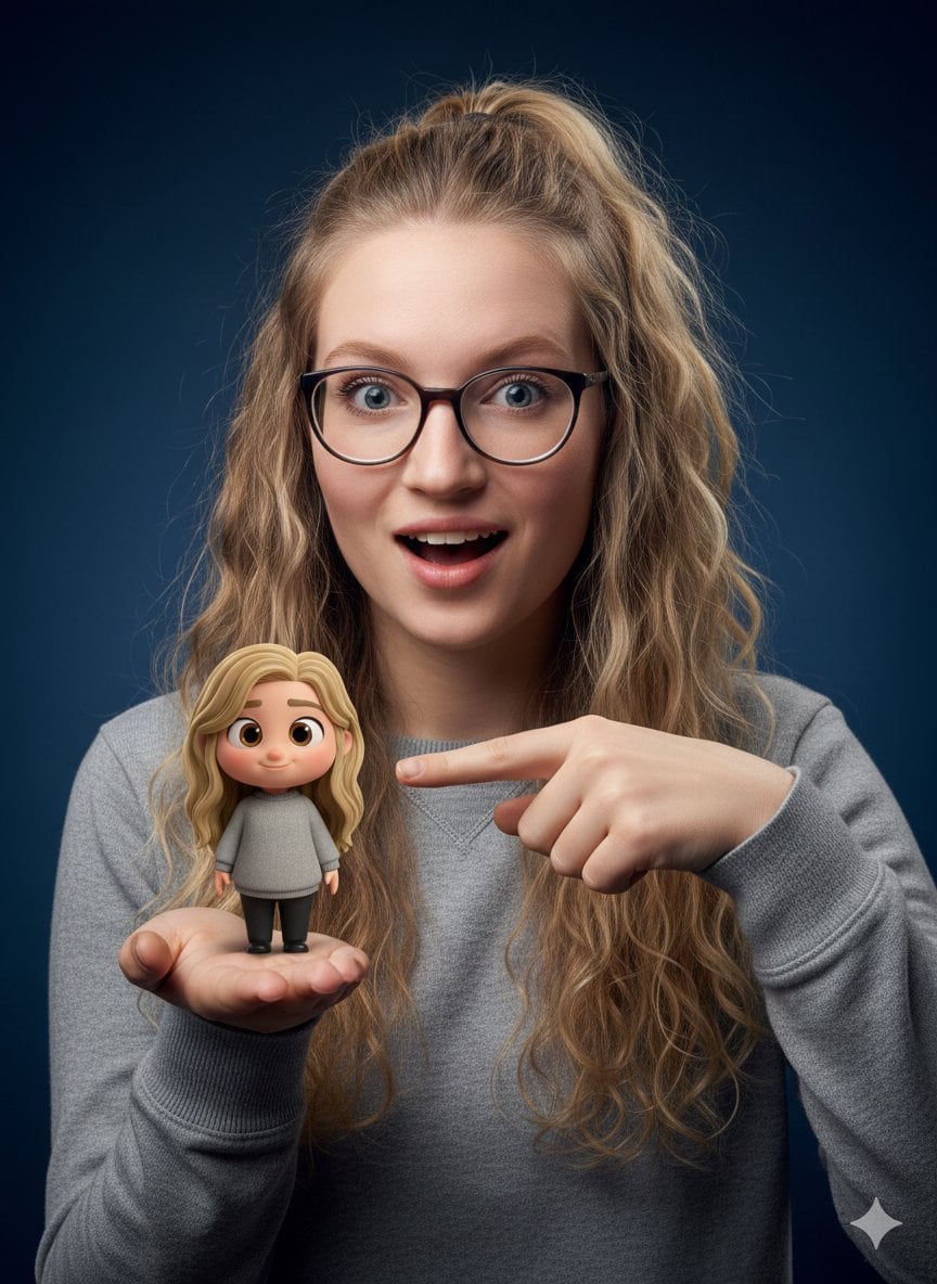 Pixar-Style Miniature Interaction Studio Portrait - نص توجيهي للذكاء الاصطناعي