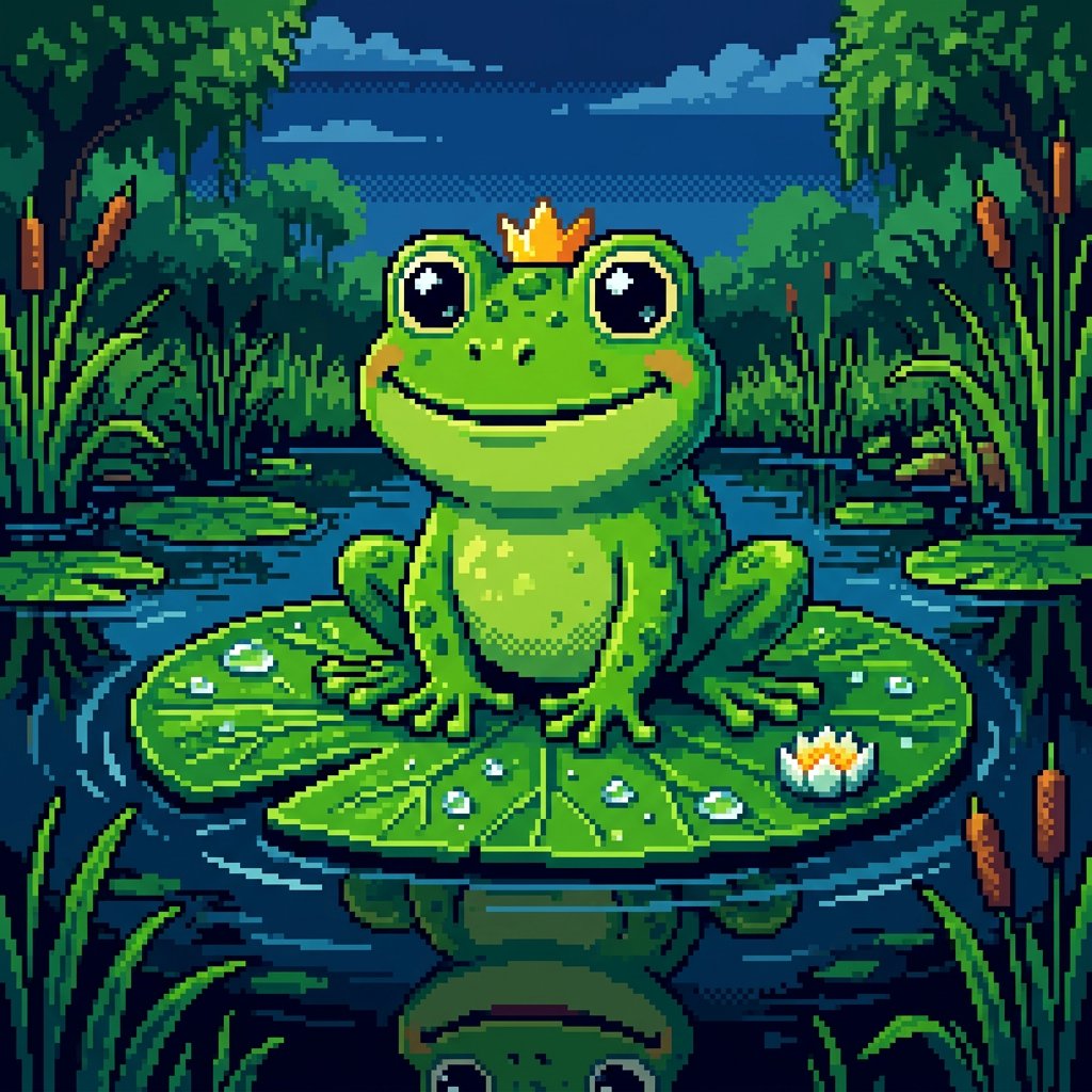 Preview image for Pixelated Cartoon Animal Image prompt