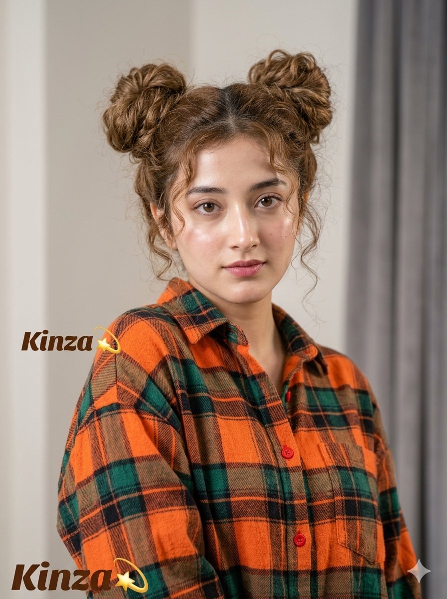 Preview image for Playful Space Buns Portrait prompt