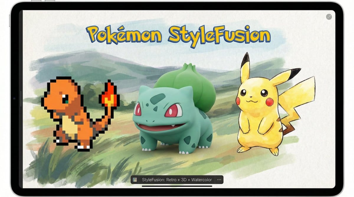 Pokémon Style Fusion Promo - AI Prompt