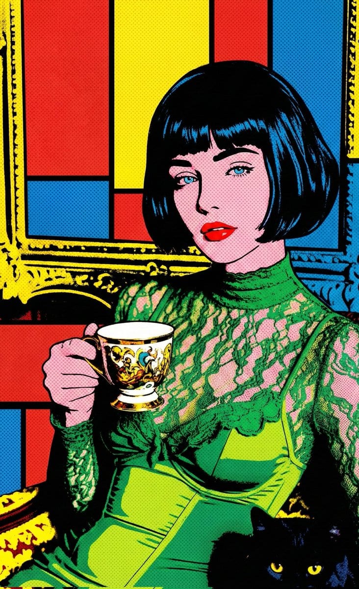 Pop Art Comic Book Illustration Prompt - Prompt de IA