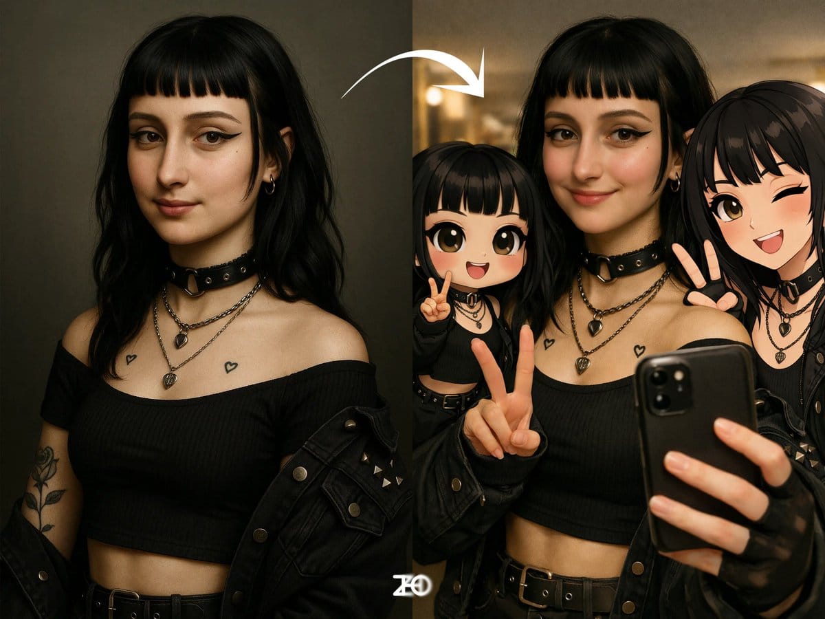 Portrait Retention and Style Migration Test - AI提示词