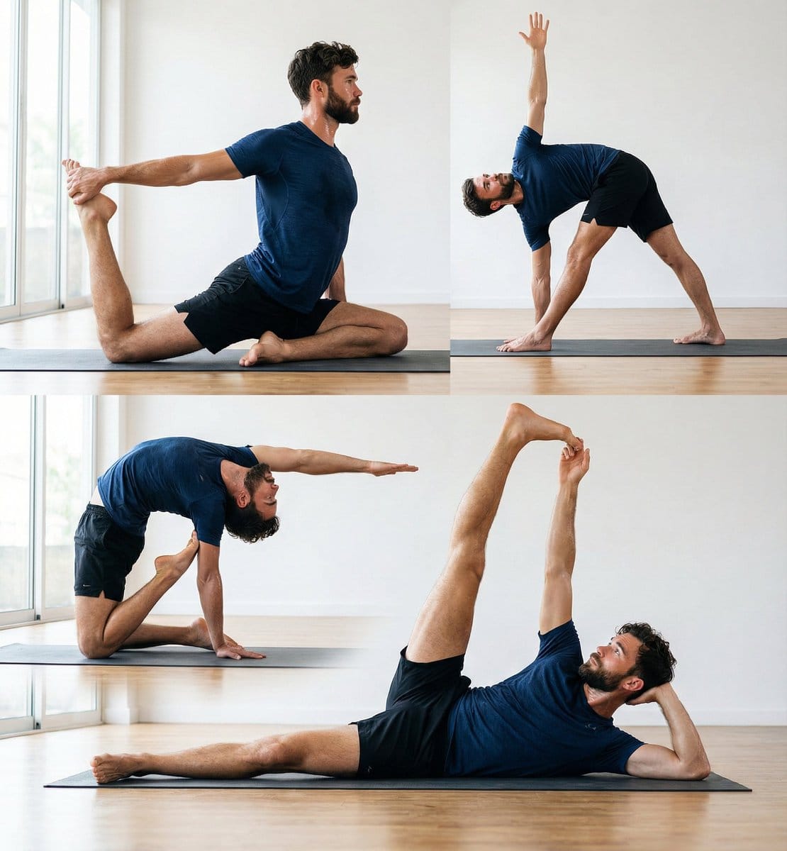 Pose transfer for fitness shots - AI Generated Realistic Style Image Example