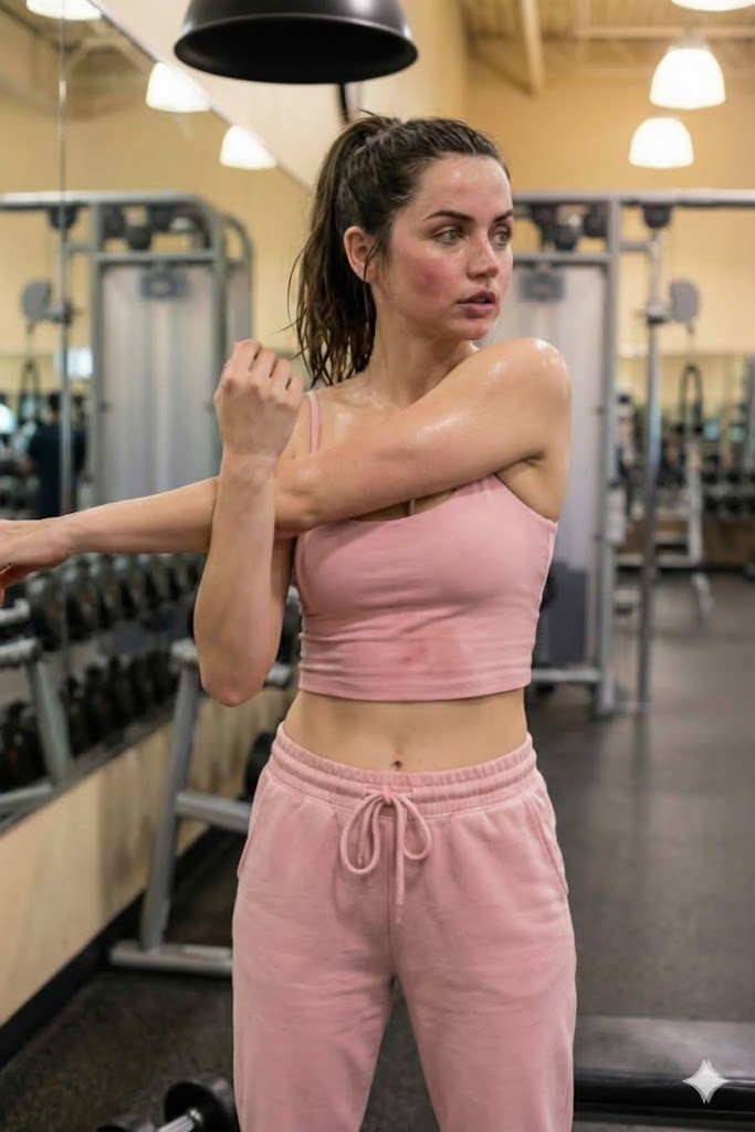 Preview image for Post-Workout Stretching Session at the Gym prompt